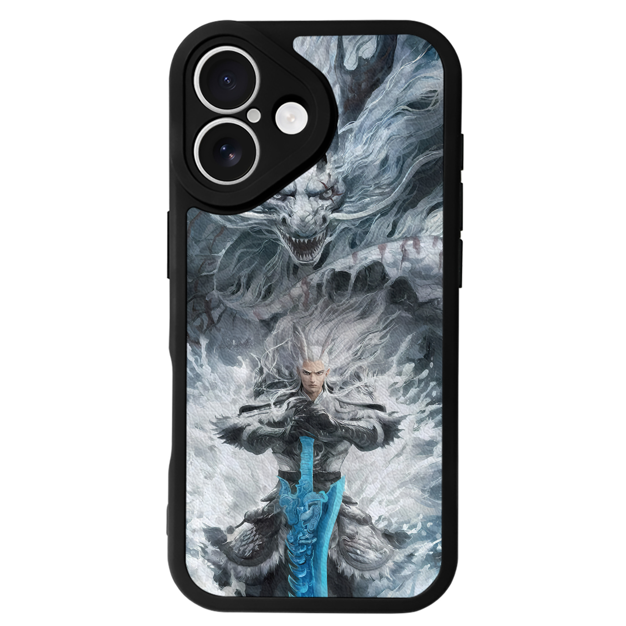 （画像用） Ne Zha 2 ナタ 魔童の大暴れ 【iPhone 16シリーズ対応】シリコンスマホケース（レザー調） 材質：シリコン